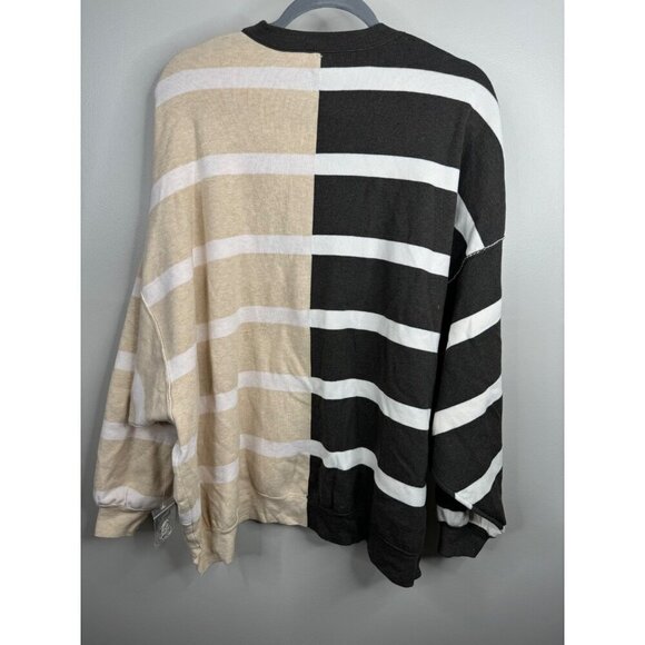 NEW Free People Uptown Stripe Pullover Sweater Size XS - Picture 5 of 6